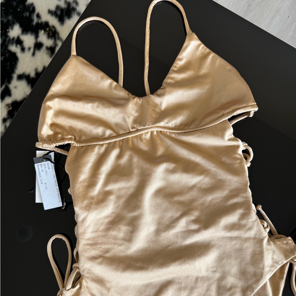LOVERS + FRIENDS Blakely One Piece gold NWT